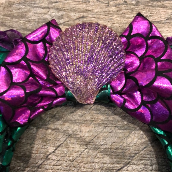 Mermaid Minnie Mouse Ears - Picture 7 of 8